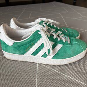 Adidas Green Suede Gazelle Sneakers